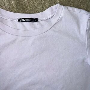 Zara light purple crop